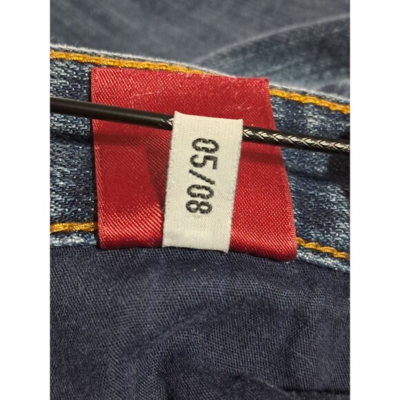 Express Womens Eva Fit & Flare Jeans Size 10R Blue Denim - Picture 11 of 11